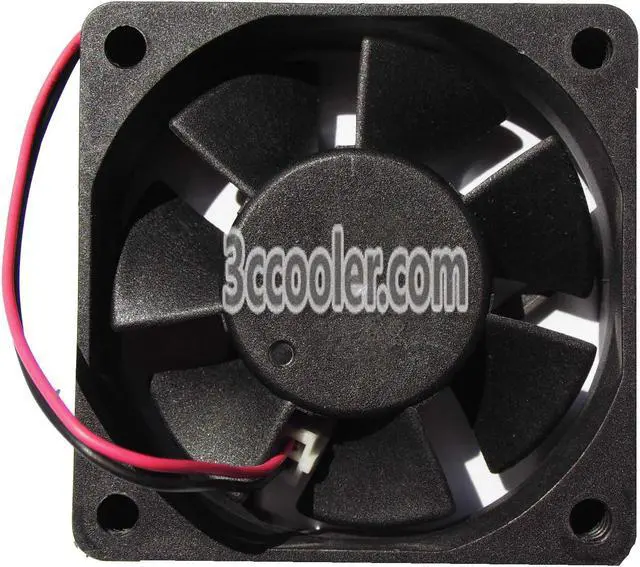 Alt view image 2 of 2 - ADDA 60x15mm AD0612MB-D70GL 12V 0.11A 2 Wires Case Fan 6CM square Cooler