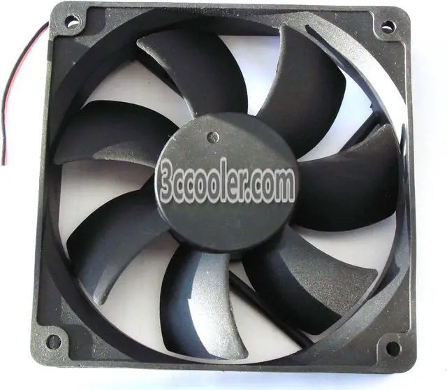 Alt view image 2 of 2 - ADDA 12025 120x25mm AD1212MS-A71GL 12V 0.34A 2 Wires Case Fan 12CM Server Cooler