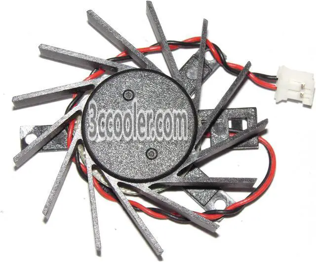 Alt view image 2 of 2 - ADDA AD0512UB-TB1 12V 0.22A 2 Wires 2 Pins Frameless VGA fan graphics Card cooler