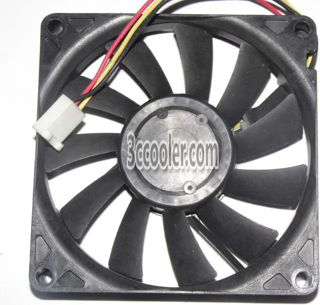 Alt view image 2 of 2 - NIDEC 8015 80*15mm D08R-12TH 12V 0.17A 3 Wires 3 Pins Case Fan 8CM CPU Cooler