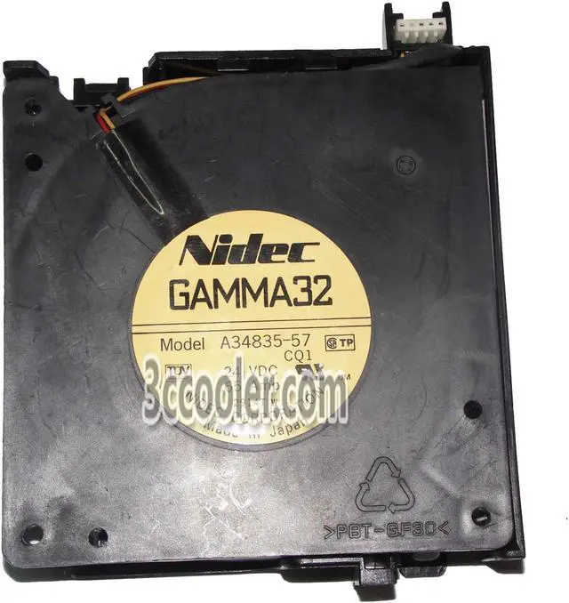 Alt view image 4 of 4 - NIDEC 12032 120*32mm A34835-57 CQ1 24V 0.65A Blower Replace with Compaq spare 252360-001 229271-001