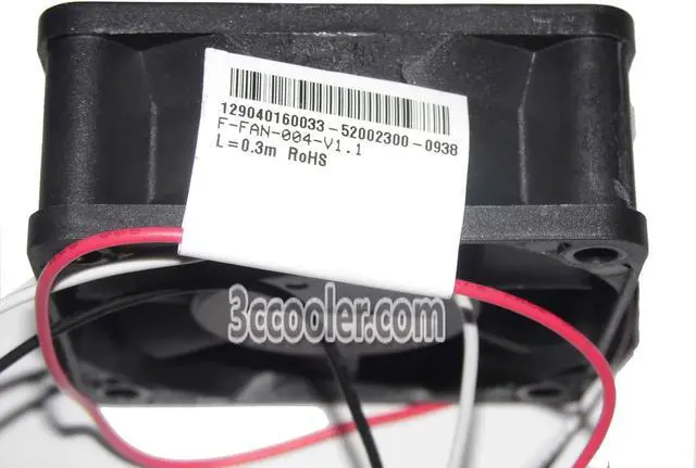 Alt view image 2 of 3 - Original Y.S.TECH 6025 60*25mm FD126025EB 12V 0.42A 3 Wires 3 Pins Case fan 6CM CPU cooler