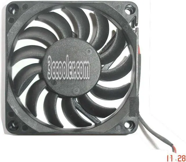 Alt view image 2 of 2 - Y.S.TECH 7CM 70*10mm FD057010HB 5V 0.26A 2 Wires 2 Pins case fan  cpu cooler