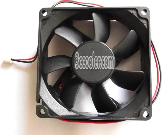 Alt view image 2 of 2 - Original Y.S.TECH 8025 80*25mm FD128025HB 12V 0.23A 2 Wires 2 Pins Case fan 8Cm cpu cooler