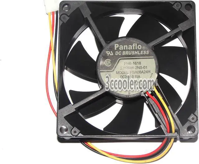 Main image of Panaflo 8025 80*25mm FBA08A24H FH6-1618 24V 0.15A 3 Wires 3 Pins Case fan 8CM inverter cooler