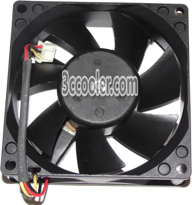 Alt view image 2 of 2 - Panaflo 8025 80*25mm FBA08A24L 24V 0.09A 3 Wires 3 Pins Case fan 8CM inverter server cooler