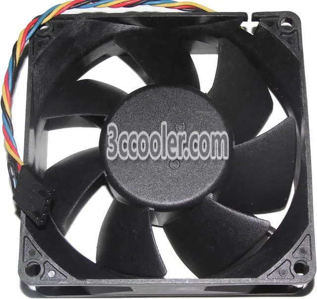 Alt view image 2 of 2 - FOXCONN 9032 92*32mm PV903212DSPF 12V 0.4A 4 Wires PWM Case fan 9CM DELL Optiplex 960 K014F Cooler