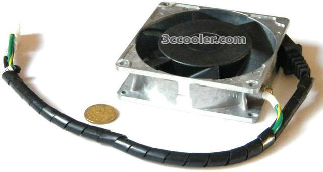 Alt view image 2 of 2 - Square Cooling Fan of SANYO 9225 109S092 with 200V 50/60Hz 11/10W 0.07/0.06A Case fan 9CM cabinet ups cooler