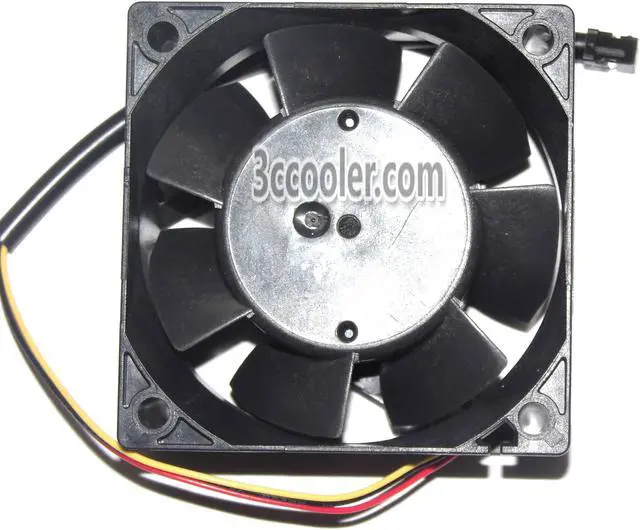 Alt view image 2 of 2 - Original Melco 6CM 60*25mm MMF-06D24DM RC5 24V 0.05A 3 Wires 3 Pins Case fan for YASKAWA PLC ABB