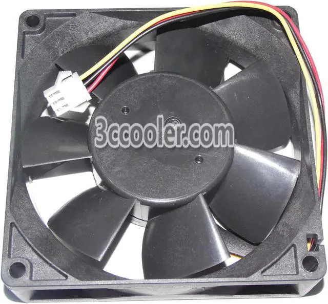 Alt view image 2 of 2 - Original Melco 9CM 90*25mm MMF-09B12DM RB6 12V 0.16A 3 Wires 3 Pins Case Fan for Server CPU YASKAWA PLC ABB