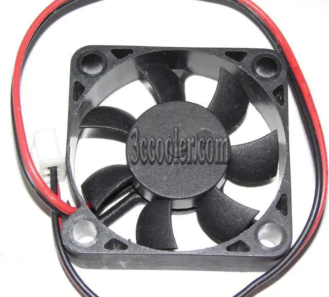 Alt view image 2 of 2 - T&T 4CM 40*10mm 4010M05S ND1 5V 0.19A 2 Wires 2 Pins Case Fan cpu cooler notebook laptop fan