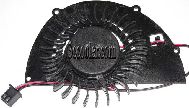 Alt view image 2 of 2 - MAGIC MGA6012YF-O15 12V 0.37A 2 Wires 2 pins sector-shaped vga fan graphics card cooler