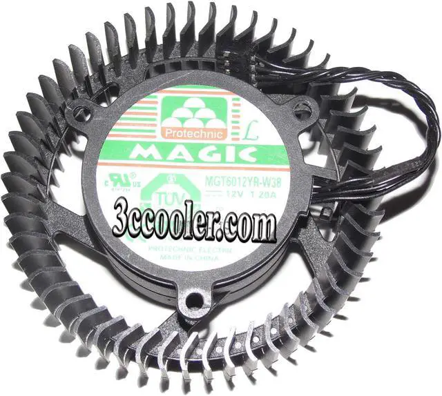 Main image of Magic MGT6012YR-W38 12V 1.2A For NV Graphic GTX470 GTX465 GTX580 Fans,VGA Fans