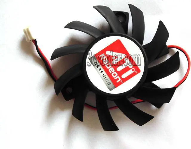 Alt view image 2 of 2 - EVERFLOW T126010DM 12V 0.16A 2 Wires 2 Pins Connector DC Frameless Cooling fan