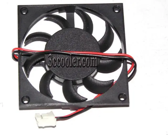 Alt view image 2 of 2 - COLORFUL CF-12357S 35mm*7mm 12V 0.14A 2 wires 2 pins Vga fan Switch cooler