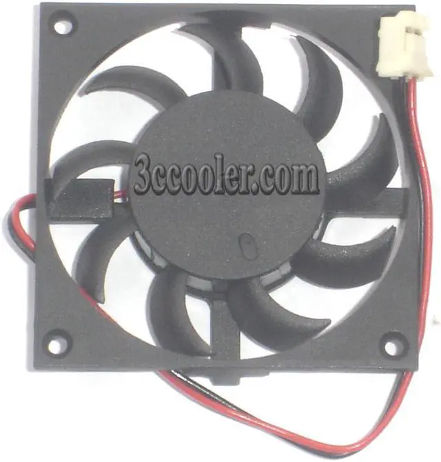 Alt view image 2 of 2 - Colorful 40mm*07mm CF-05407S 5V 0.18A 2 wires 2 Pins notebook fan switch cooler