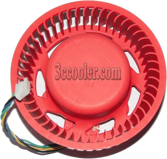 Alt view image 2 of 2 - NTK D7525B12HP-0-C01 12V 0.94A Fan For HD5970 HD4870 HD5850 HD5870 HD4890 4Wire Graphic card