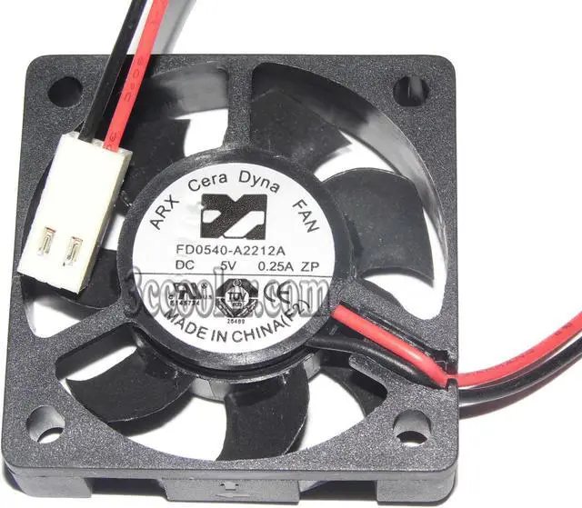 ARX 40*10mm 4cm FD0540-A2212A 5V 0.25A 2 wires 2 pins micro