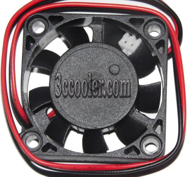 Alt view image 2 of 2 - FSY 4010 FSY40S05M FSY40S5M  square Cooling fan with  5V 0.12A 2-Wires 2 Pins