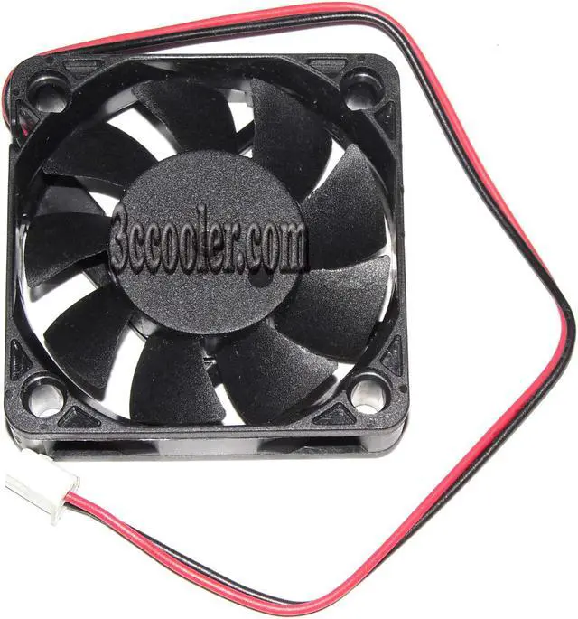 Alt view image 2 of 2 - XFan 50*15mm 5CM RDL5015S 12V 0.12A 2 wires 2 pins case fan router/switch cpu cooler