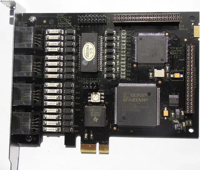 Main image of TE220 Dual E1 / T1 / J1 Ports PCI Express PRI Digital asterisk card