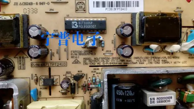Alt view image 2 of 3 - High voltage power supply board FSP026-2PI04 for SONY SDM-HS73P
