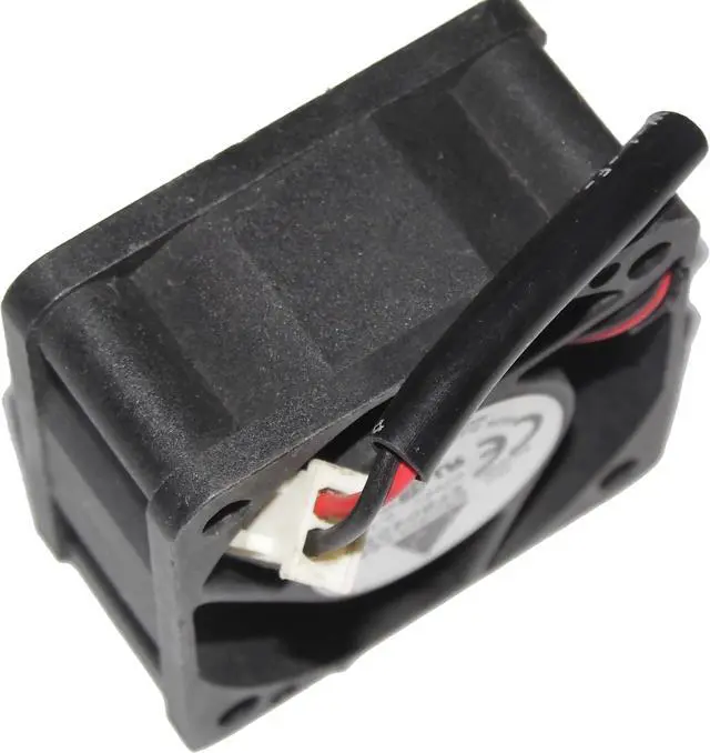Alt view image 2 of 3 - DC square Cooler of Delta 40*20mm EFB0405LD with 5V 0.16A 2-Wires