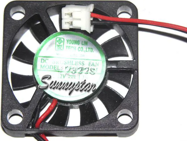 Main image of YONGlIN 3CM 30*06mm DFS300612M 12V 1.2W 2 Wires 2 pin micro fan for switch router cpu