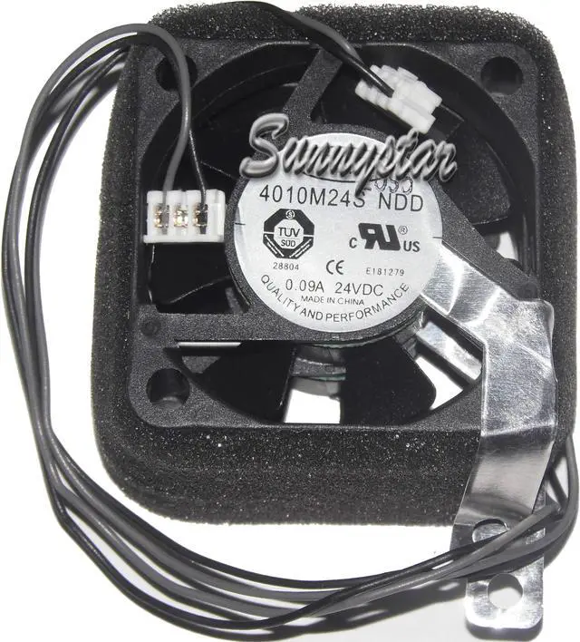 Main image of Pairs T&T 4CM 40*10mm 4010M24S NDD Square Cooling Fan with 24V 0.09A 3-wires 3 Pins Case fan inverter cooler