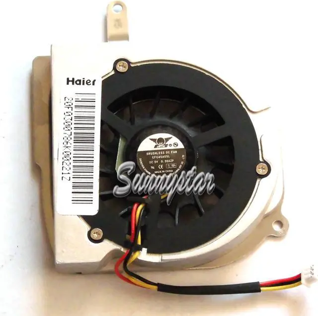 Alt view image 3 of 3 - Cooling fan of Evercool EFC45A05L 5V 0.3A 3 wires 3 pins heatsink frame for HAIER W66 W66G W66L