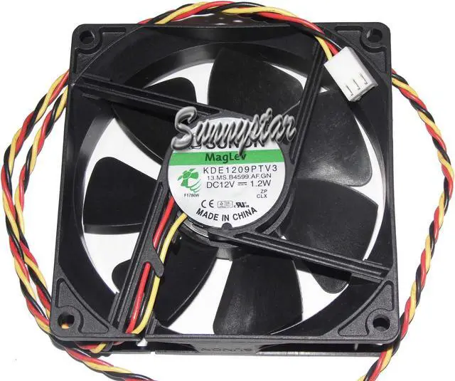 Main image of SUNON 90*25mm KDE1209PTV3 12.MS.B4599.AF.GN 12V 1.2W 3Wire 3 Pins  Case fan cpu cooler