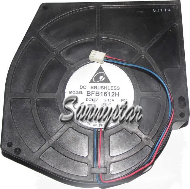 Main image of DC Blower of Delta 16038 BFB1612H with 12V 2.15A 3-Wires 3 Pins