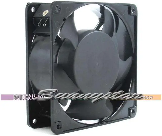 Alt view image 2 of 3 - 12CM AC Cooler of YL12038HSL with AC/220~240V 18(W) 50/60(Hz) 2600-2900(R/min) 2.58/3.15(M3/min) 42/45(dB-A) For IPC case Cabinet case