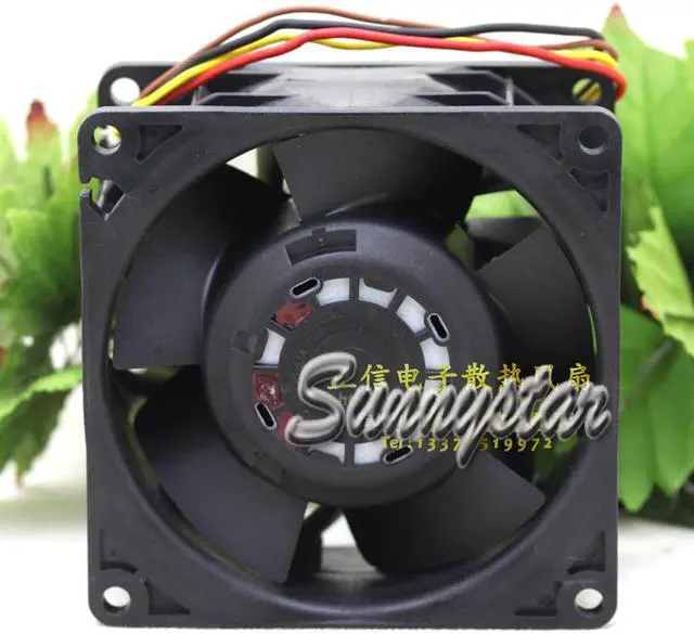 Alt view image 3 of 4 - Original NIDEC V80E12BS1NB5-07 Z04 Y466 Server Cooling fan with 80*80*38mm DC 12V 4.54A