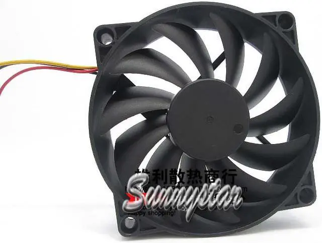 Alt view image 2 of 2 - EVERFLOW 8CM R128020SLHydraulic Bearing Cooler with 12V  0.2A 3 Wires 3Pins Connector