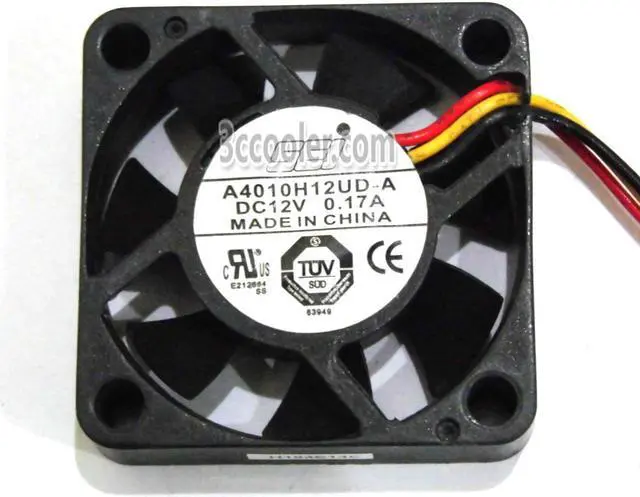 Main image of SEI 4010 4CM A4010H12UD-A 12V 0.17A 3 Wire 3 Pins Case fan