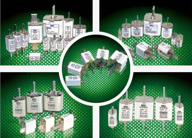 Alt view image 3 of 3 - MiRO RT16-00C NH00C 40A gG 500/690V 100/50kA ceramic square tube fuse with knife shaped contact