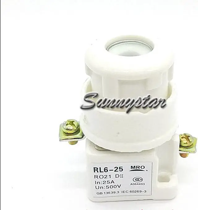 Alt view image 3 of 3 - 10 pcs RO21 6A gG E27 RL6-25 RL93 RLS2 5SD 5SB 500V ~ 50KA Spiral-style ceramic fuse