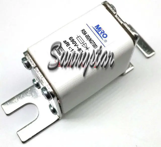 Main image of RS6-00 NGT00 HLS00 690V~315A aR Spiral-style ceramic square tube