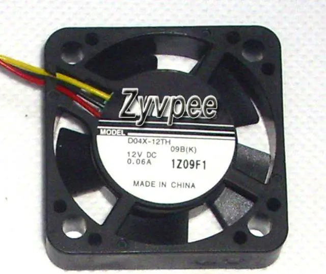 Main image of DC square Cooler of NIDEC 4010 D04X-12TH with 12V 0.06A 3-Wires