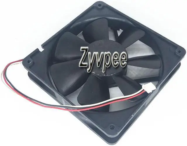 Alt view image 2 of 3 - DC Square Cooler of NMB 12025 4710NL-04W-B49 P06 with 12V 0.44A 3-Wires case power fan