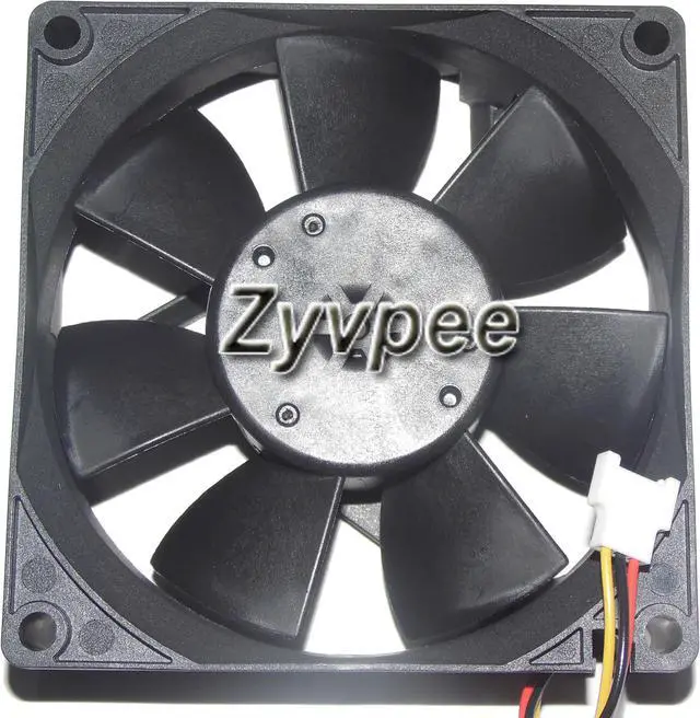 Alt view image 2 of 2 - Original Melco 8CM 80*25mm MMF-08G24ES CP1 24V 0.13A CA1941H01 3 Wires 3 Pins Inverter Fan for YASKAWA PLC ABB