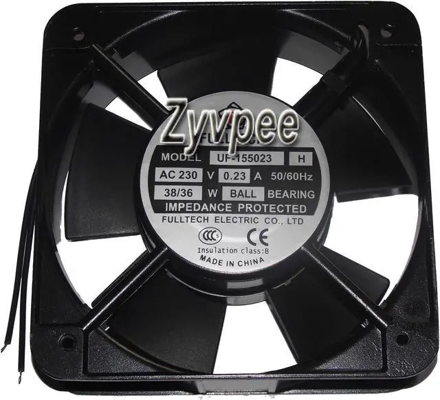 Main image of FULLTECH UF-155023 15CM 15050 Sleeve Bearing Axial Fan with AC 230V  0.23A 50~60Hz 36~38W For Case, Box