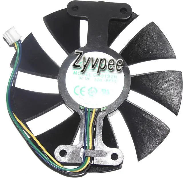Main image of Apistek GA91S2H PFTS 12V 0.35A 4 Wire 4 pins vga fan,video fan,graphics card cooler