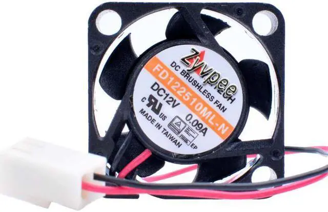 Main image of Y.S.TECH 2510 FD122510ML-N 12V 0.09A 2 Wire 2 pins mini case fan,25mm micro cooler