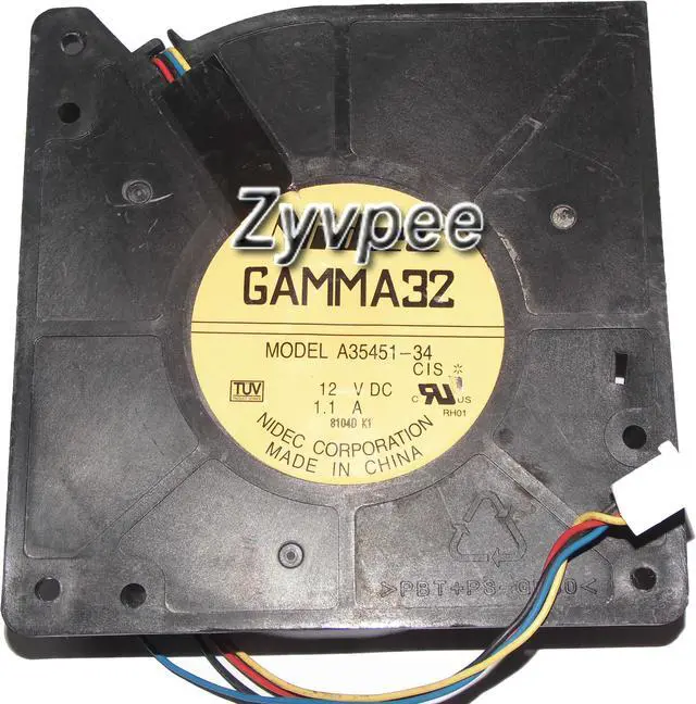 Main image of Blower Cooling fan of NIDEC 12032 A35451-34 with 12V 1.1A 4-Wires