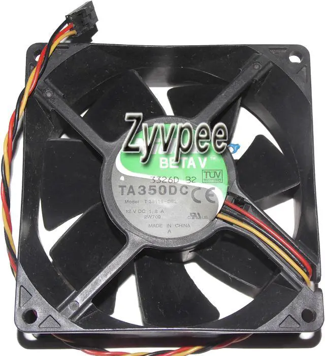 Main image of NIDEC 9238 92*38mm TA350DC T35119-DEL 12V 1.8A 3 Wires 3 Pins Case Fan 9CM server Cooler