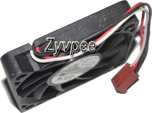 Alt view image 2 of 3 - Square Cooler of AVC 60*10mm C6010B12LS with 12V 0.15A 3-Wires  3 Pin case cpu fan