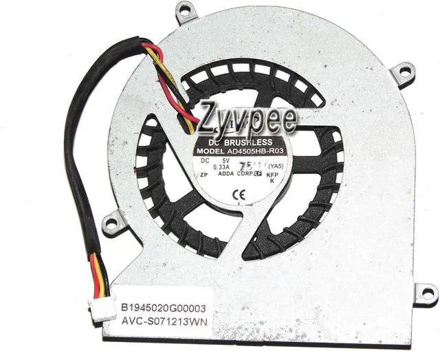 Main image of Blower Cooling Fan of ADDA 4510 AD4505HB-R03 with 5V 0.33A 3-Wires for Gateway T-6815 M-6752