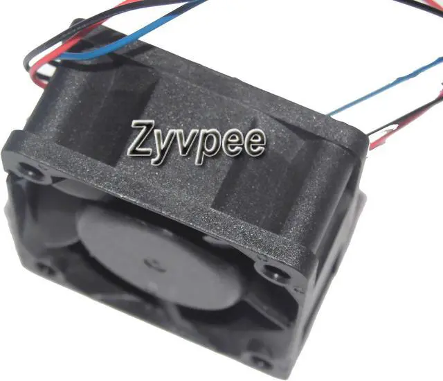 Alt view image 2 of 3 - DC square Cooler of AVC 4020 DS04020B12S with 12V 0.4A 3-Wires case fan,4cm cpu fan